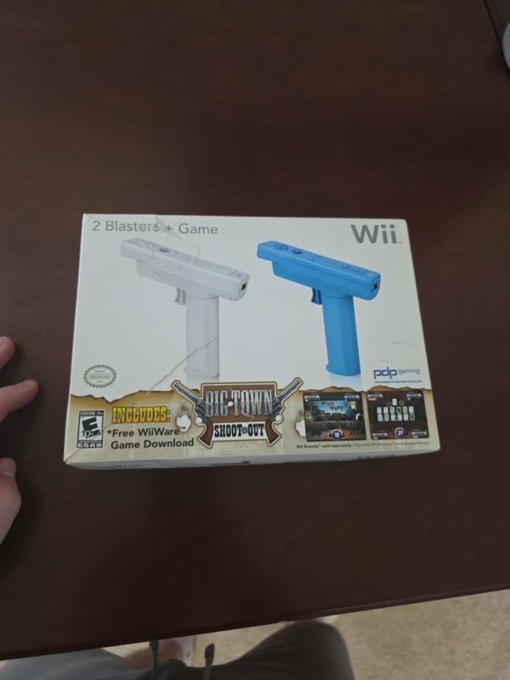 Wii Big Town Shoot-Out 2-Blaster Pack - White & Blue